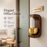 Wooden Magnetic Door Bell No Drilling Self Adhesive Chime Gift Home Decor