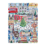Galison Michael Storrings Christmas World Foil Puzzle 1500pc