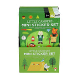 Petit Collage Little Campers Mini Sticker Set Green