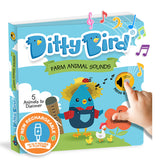 Ditty Bird Farm Animals Interactive Sound Book USB-C