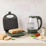 MasterChef Sage Glass Kettle Sage & Clear