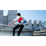 LOQI Mondrian Composition Recycled Polyester Tote Bag Multi