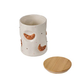 Emporium Colette Croissant Stripe Ceramic Cannister Multi-Coloured Storage Jar