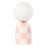Emporium Archie Table Lamp Ceramic Pink & White