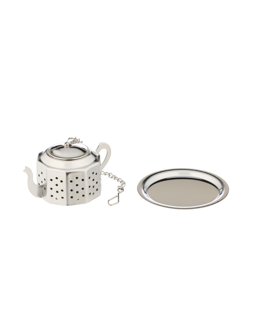 Leaf & Bean Stainless Steel Mini Teapot Tea Infuser Set – Acos ...