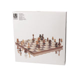 Umbra Wobble Chess Set Maple & Walnut