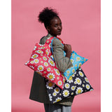 LOQI Smiley Flowers Bag Aquarius