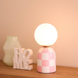 Emporium Archie Table Lamp Ceramic Pink & White