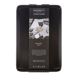 MasterPro Professional Vitreous Enamel Baking Tray Black