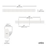 Umbra Flip 8 Hook White