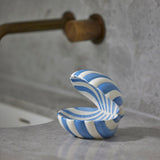 Emporium Zona Clam Dish Decorative White Blue