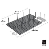 Umbra Peggy Drawer Organizer Charcoal