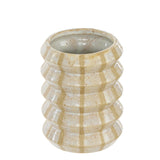 Amalfi Pippin Bathroom Tumbler White and Natural