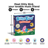 Ditty Bird Bedtime Songs Sound Book Interactive Musical