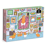 Galison Museum of the Corgi 1000 Piece Jigsaw Puzzle