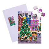 Galison Joy Laforme Christmas Square Greeting Card Puzzle Multi-Coloured