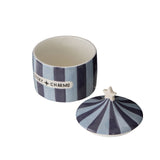 Emporium Lucky Charms Cannister Light and Dark Blue