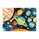 Mudpuppy Outer Space Puzzle 100pcs Multi-Coloured