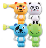 2pc Bubbles Push Button Gun Animal Design Wands Non-Toxic Assorted 60ml