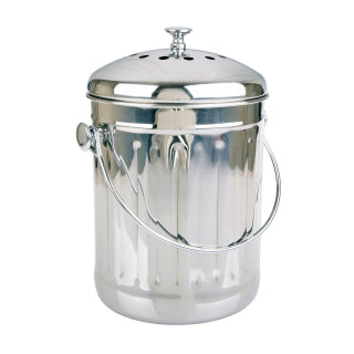 Appetito 4.5L Stainless Steel Compost Bin