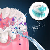 Cordless Oral Irrigator Water Jet Dental Teeth Flosser Tooth Cleaner 4Jet -White