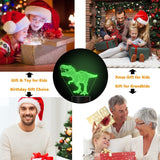 3D Acrylic LED Dinosaur Night Light 16 Colors Lighting Table Bedside Lamp