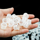 400x Plastic Cups Tattoo Ink Supplies Caps Pigment Pots Color Holder 12mm