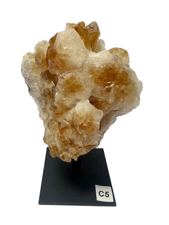 Citrinie Cluster on Stand C5 Healing Stone Crystal Decoration Home Meditation