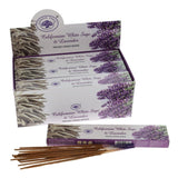 Californian White Sage & Lavender Incense Sticks Green Tree - 12 Packets