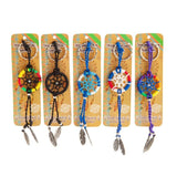 Handmade Dreamcatcher Keychain  Charm Keychain Keyring Boho Gift Assorted Colour