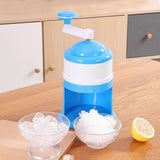 Manual Ice Shaver Crusher Shredding Snow Cone Maker Machine Create Drink Tool