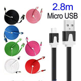 Micro USB Cable 2M 3A Fast Charger Long Cord Android Samsung Galaxy Assorted