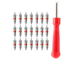 100Pcs Car Valve Core Remover Tool Truck Replacement Tire Tyre Valve Stem Core A