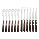 Barbecue BBQ Cutlery Tramontina Stainless Steel Steak Knife Fork 12Pcs