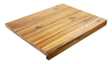 Wood Acacia Reversible Chopping Cutting Board Rectangular Size 60 x 50 cm
