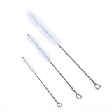 Pack with 3x Bottle Cleaning Brush Sets 3 Sizes Flexible Xtra Kleen Non Scratch