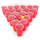 Beer Pong Drinking Game Set Kit 24 Cups 24 Balls Party Pub BBQ