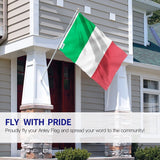 Large Italy Flag Heavy Duty Polyester Durable  90 X 150 CM  3ft x 5ft