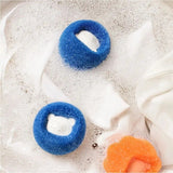 3pcs Pet Hair Remover For Laundry Dryer Balls Reusable Saves Drying - Orange