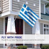 Large Greece Flag Heavy Duty Polyester Durable  90 X 150 CM  3ft x 5ft