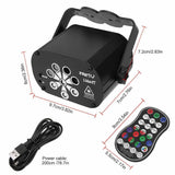 240 Patterns Disco Lights RGB Projector Stage Lighting Party KTV Club Lamp