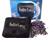Energetic Energy Pillow Crystal Gemstone Rock - Amethyst