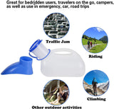 1x 1000ML Outdoor Urine Bottle w/Lid Male Female Pee Urinal Storage Camping Car