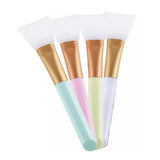 4pcs Silicone Face Mask Brush Facial Mud Applicator Skin Care DIY Easy To Clean
