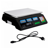 Electronic Digital Kitchen Scale Commercial Shop 40KG 1g Food Weight Scales Blk