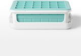 Oxo Good Grips Covered Ice Cube Tray Small Flexible Silicone Dining Bar Kitchen