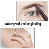 Waterproof Eyebrow Pencil Eye Brow Eyeliner Pen With Brush Makeup Cosmetic Black