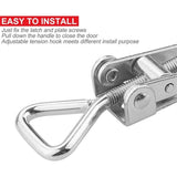 2pcs Centre Latch Trailer Toggle 70-81mm Overcentre Latch Fastener UTE 4WD