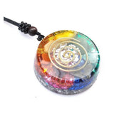 Orgonite Pendant Necklace Energy Generator Emf Sacred Geometry Chakra Protection