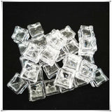 50x Fake Acrylic Ice Cubes Artificial Wedding Party Photography Display Clear